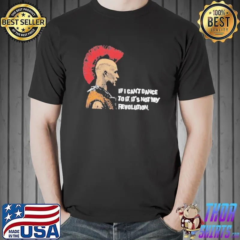 Punk rocks not dead slam dance mohawk shirt