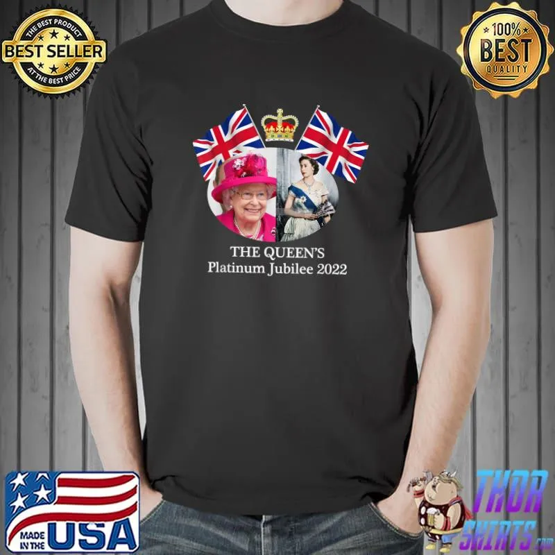 Queen Elizab.eth II Platinum Jubilee 2022 CELIBRATION Emblem T-Shirt Unisex
