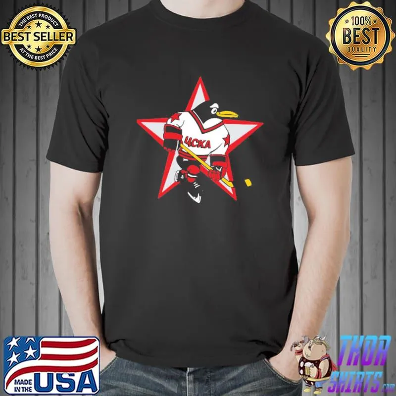 Red penguin 1990s russian penguins shirt