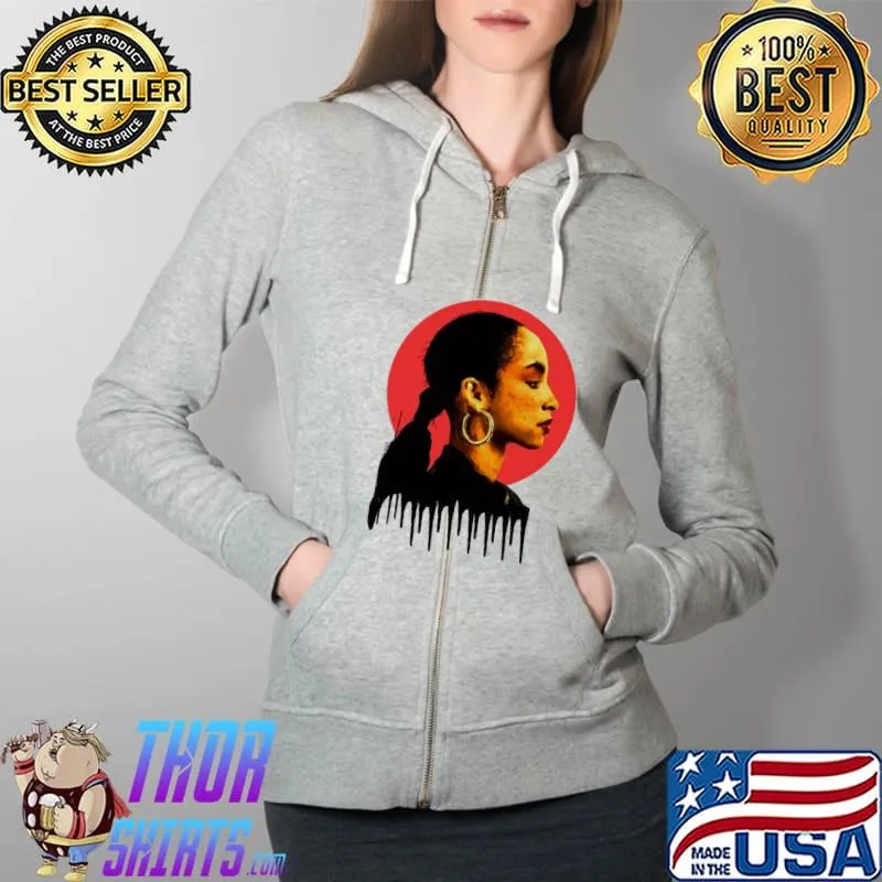 Red sun art sade s Full Zip Hooded
