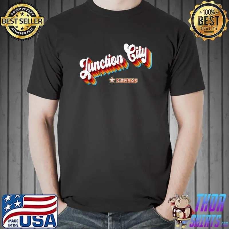Retro 80s Junction City Kansas KS T-Shirt Unisex
