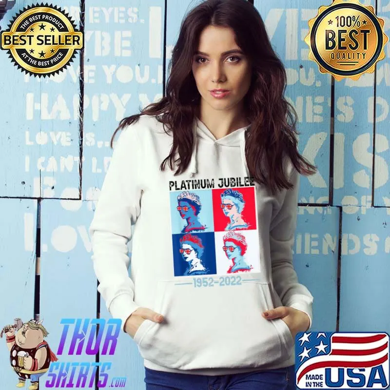 Retro platinum jubilee 1952 2022 the queens elizabeth iI s Hoodie