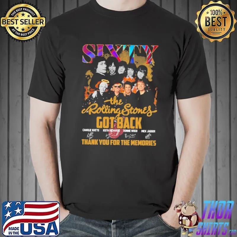 Sixty The Rolling Stones Got Back Shirt Unisex