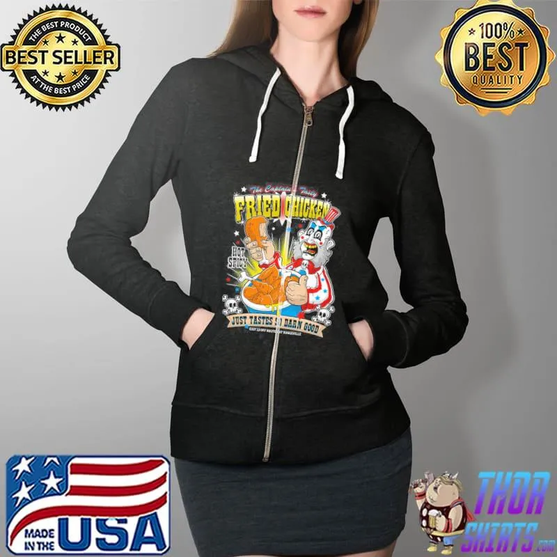 Tasty fried chicken spaulding captain Full Zip Hooded
