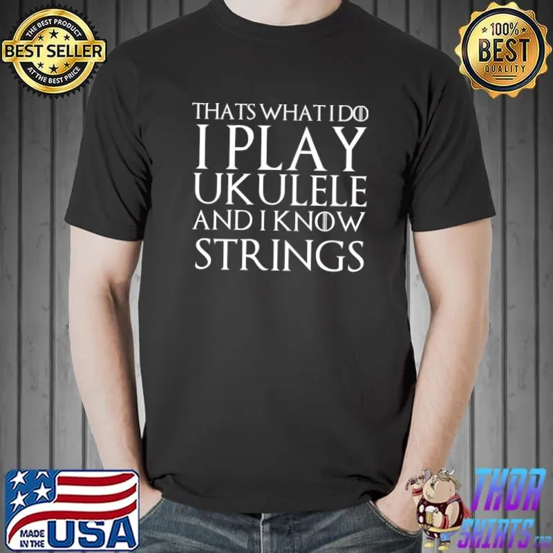 Thats What I Do Play Ukulele Pullover Sweatshirt Essential T-Shirt
