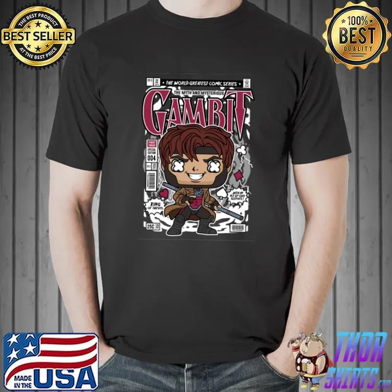 The world greatest comic series the myth and mysterious Gambit Pop Art T-Shirt