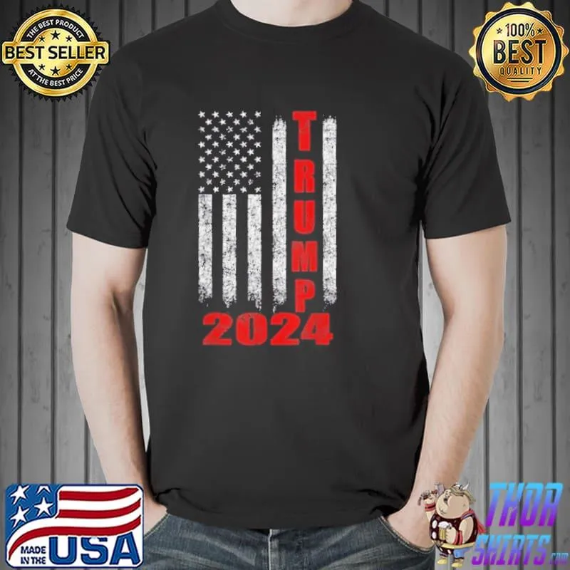 Trump 2024 America Flag Shirt