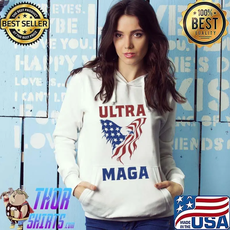 Ultra Maga Eagle America Flag Shirt
