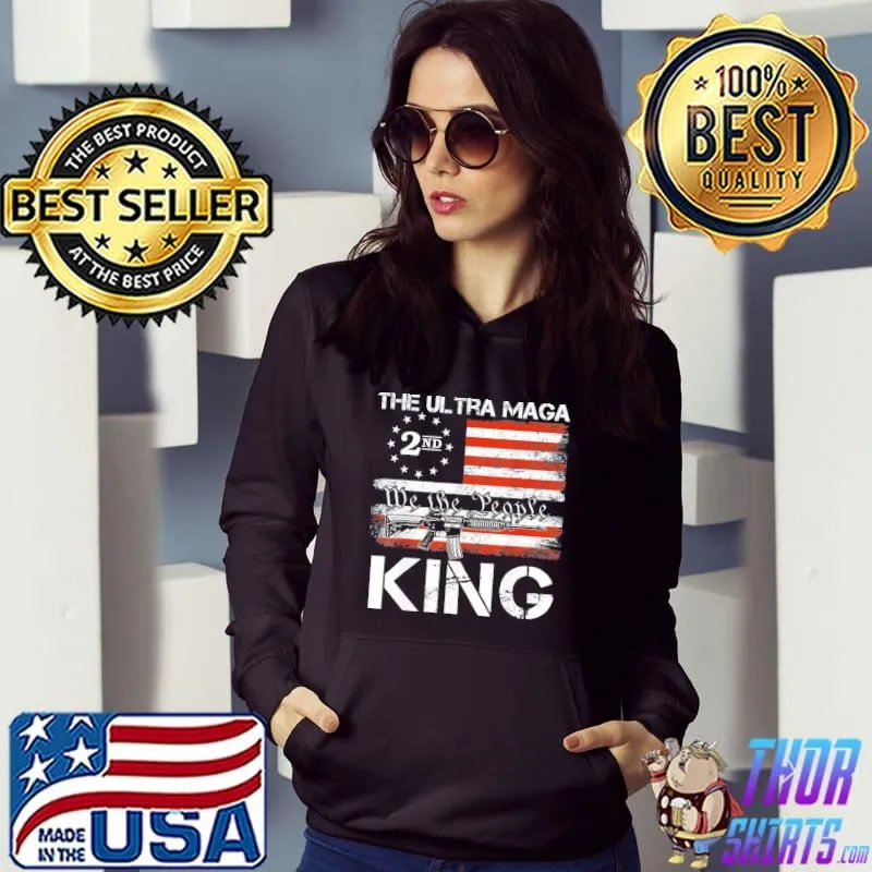 Ultra maga proud ultramaga us American flag Hoodie