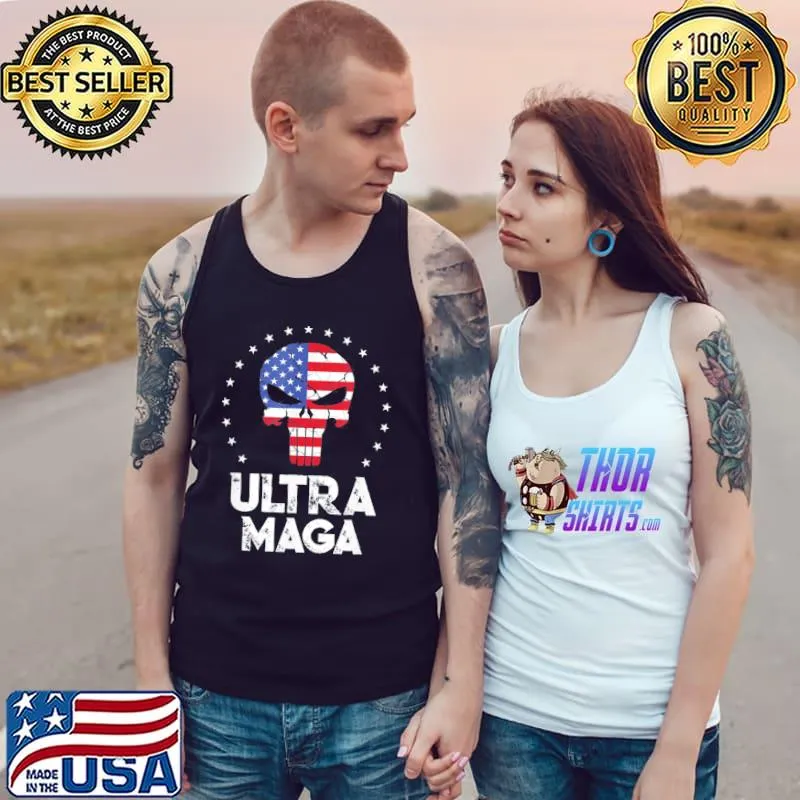 Ultra maga vintage American flag ultramaga Tank Top