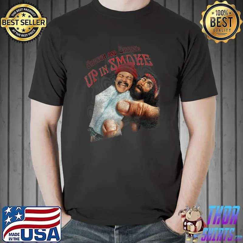 Up in Smoke Cheech and Chong Rolled Up T-Shirt