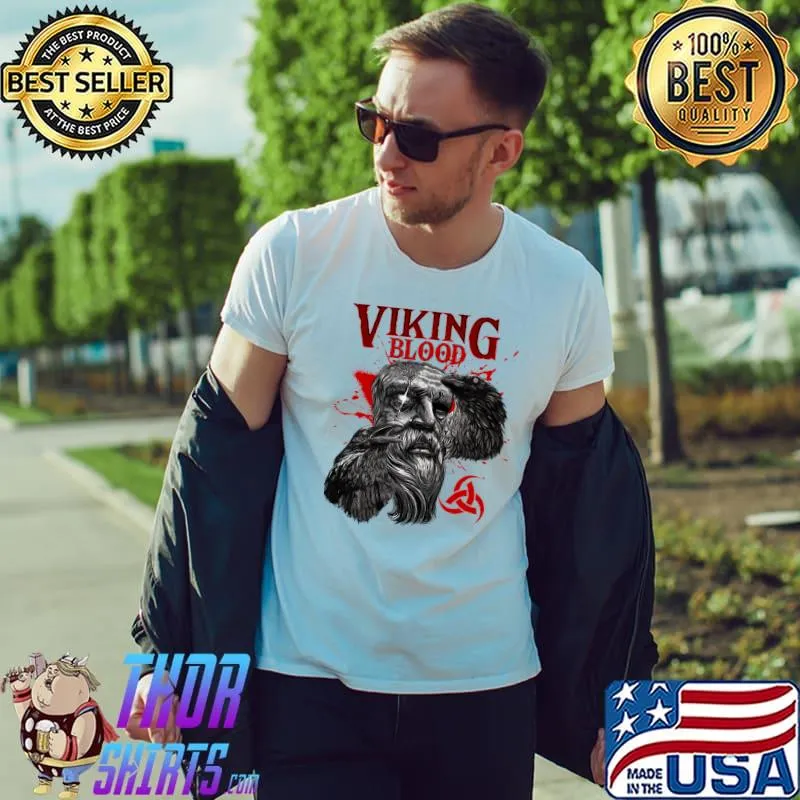 Viking Blood Odin and raven the Viking culture Classic T-Shirt