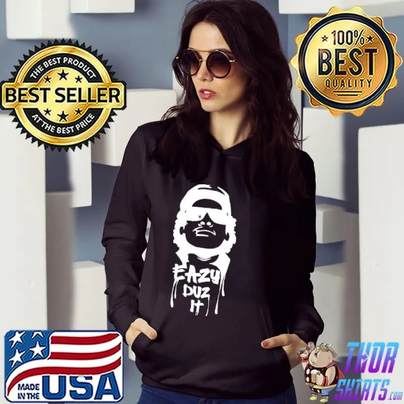 White style eazy duz it rapper Hoodie