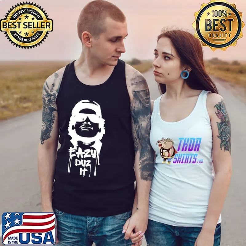 White style eazy duz it rapper Tank Top