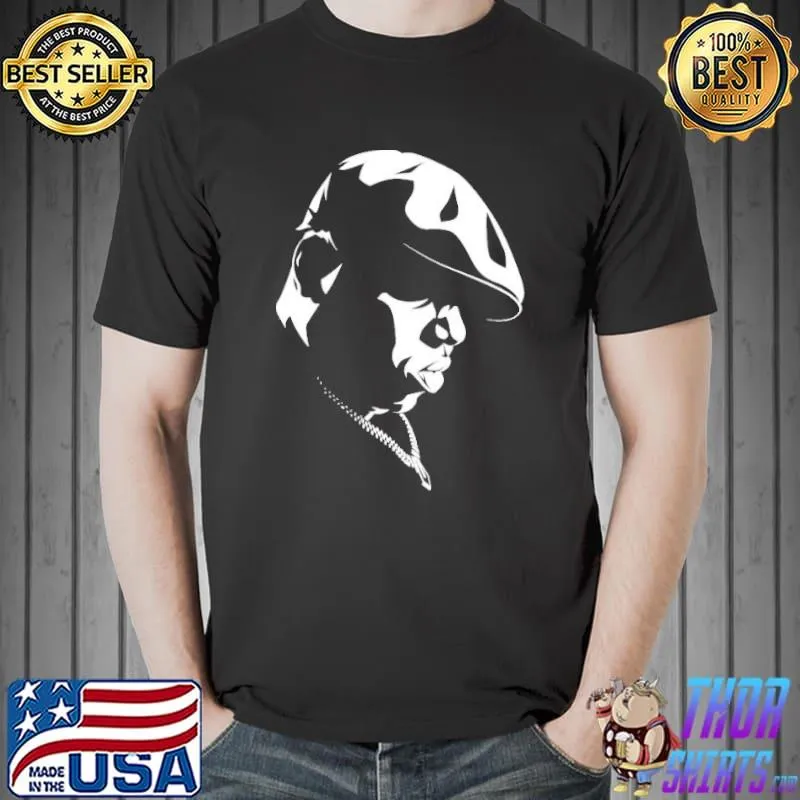 White style popular rapper shirt