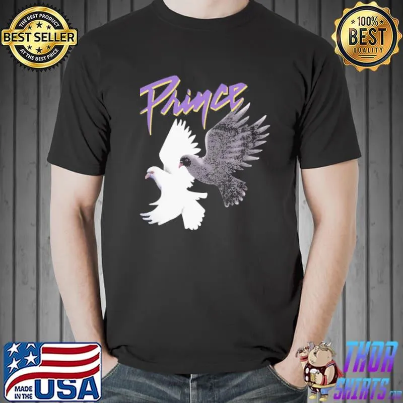 1984 prince purple rain doves world tour shirt