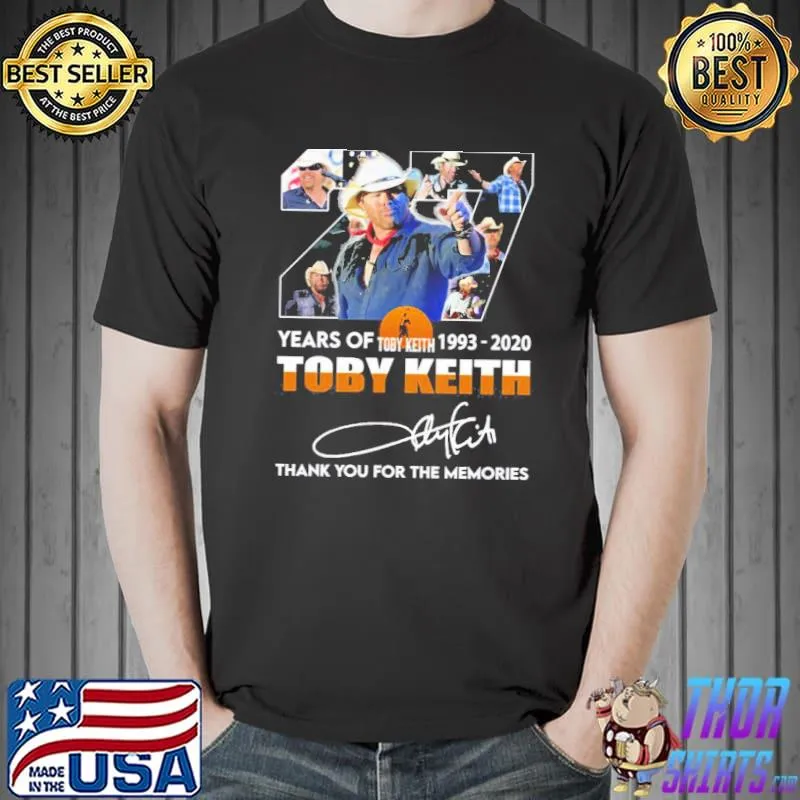 19932022 thank you the memories toby keith s Unisex
