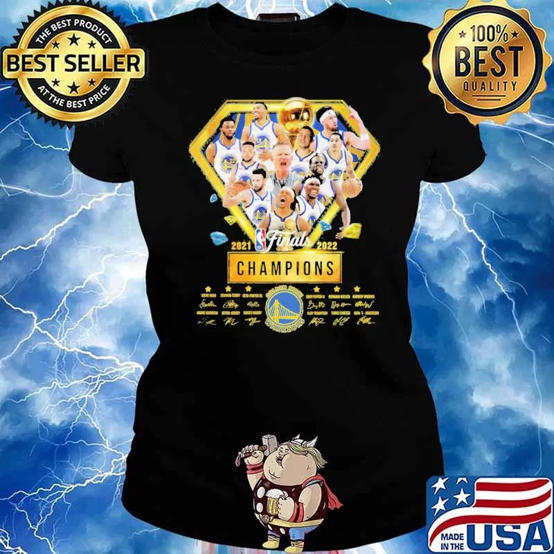 2021 2022 Finals Champions Gold State Warrior Shirt Ladies tee