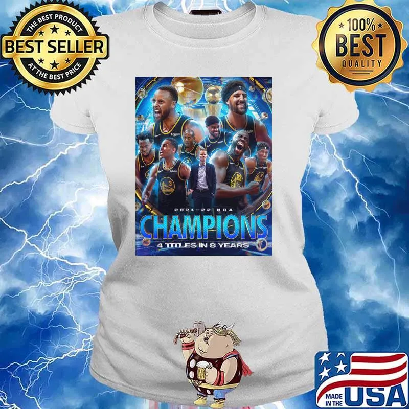 2021 22 NBA Champions Golden State Warrior Shirt Ladies tee