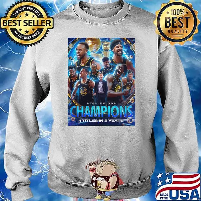 2021 22 NBA Champions Golden State Warrior Shirt Sweater