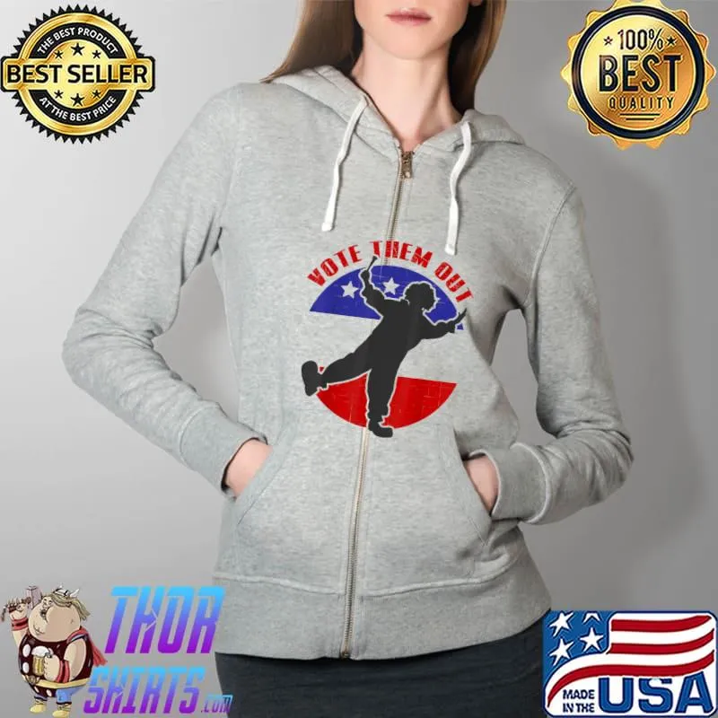 2022 election republican red democrat blue vote clown out s Full Zip Hooded