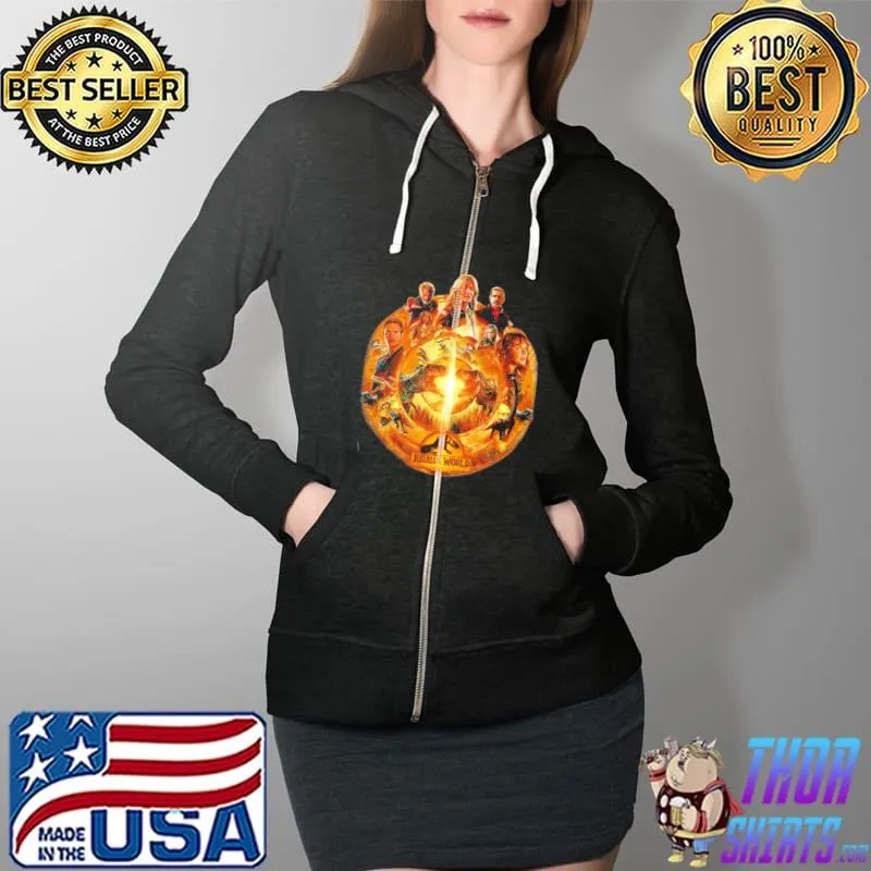 2022 jurassic dinosaur new movie s Full Zip Hooded