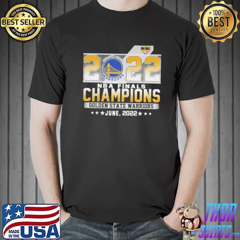 2022 NBA finals champions golden state warriors june 2022 shirt