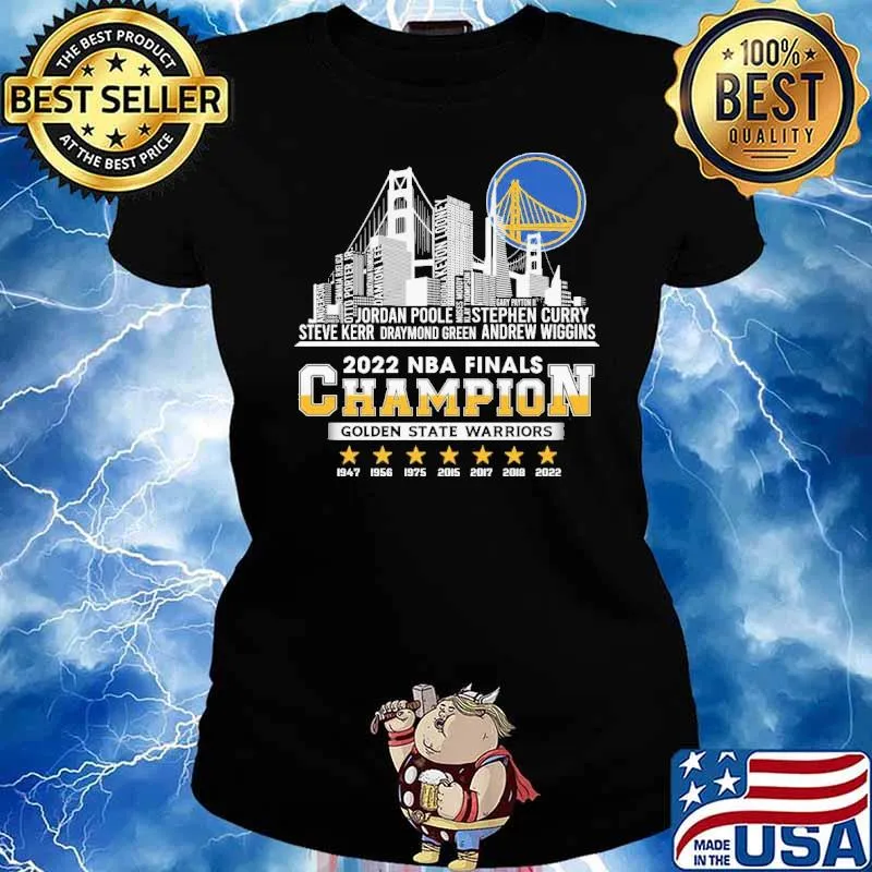 2022 NBA Finals champions Golden State Warriors Shirt Ladies tee