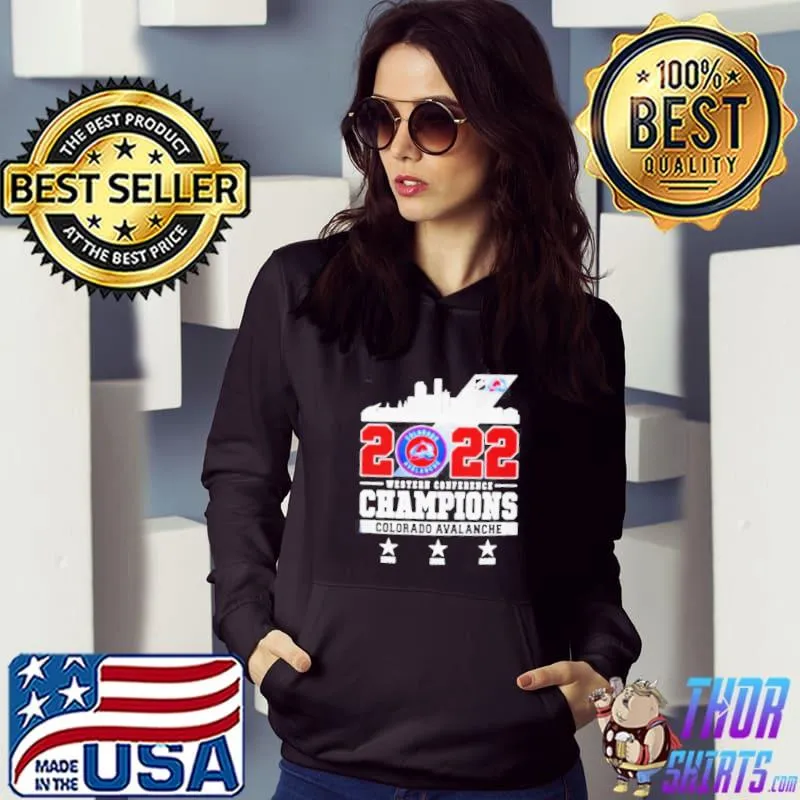 2022 western conference champions Colorado avalanche s Hoodie