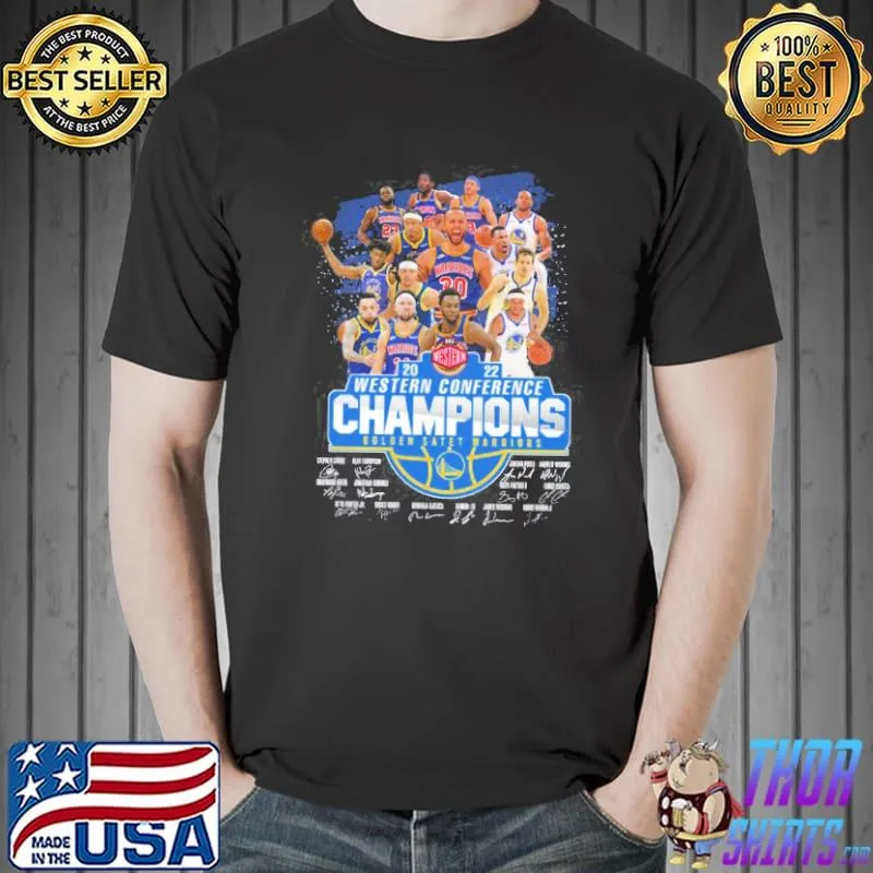 2022 Western Conference Champions Golden State Warrior Shirt Unisex