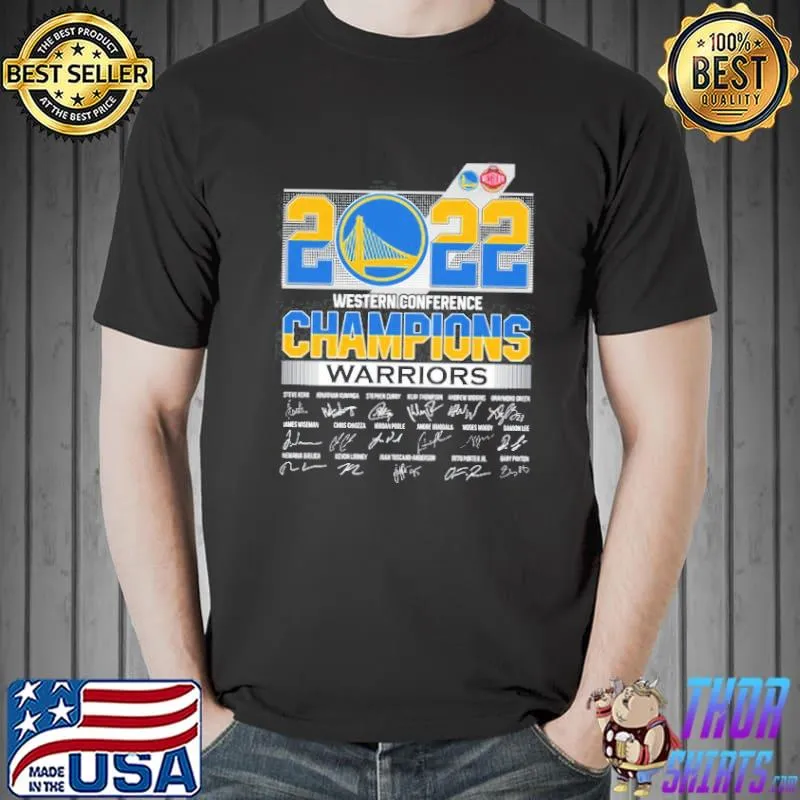 2022 Western Conference Golden State Warrior Shirt Unisex
