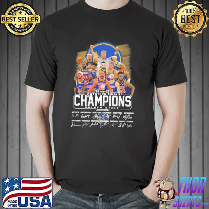 2022 Western Final Champions Golden State Shirt Unisex