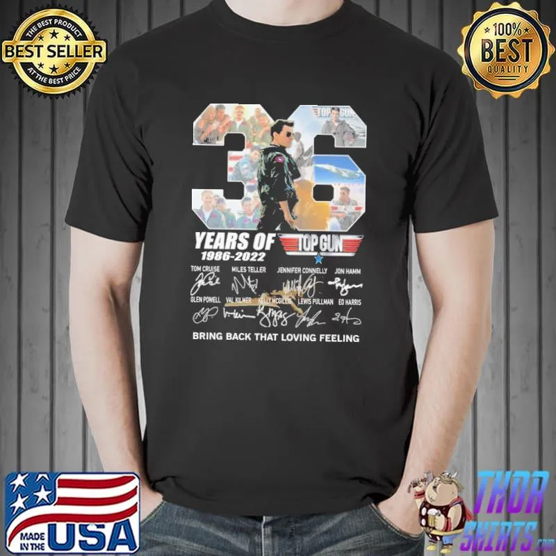 36 Yeas Of 1986 2022 Top Gun Shirt Unisex
