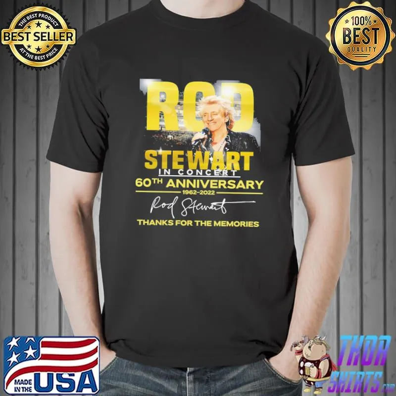 60 years 1962 2022 thank you for the memories sir roderick shirt