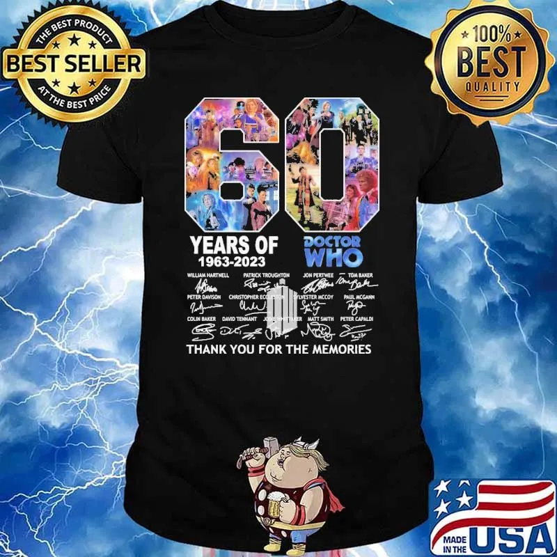 60 Years Of Doctor Who Shirt