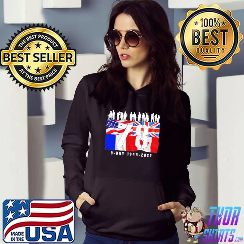 78th anniversary ww2 day allied landing France s Hoodie