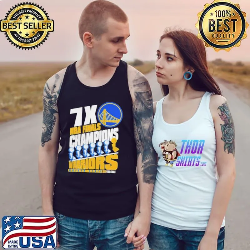 7x golden state warriors champions NBA 2022 s Tank Top