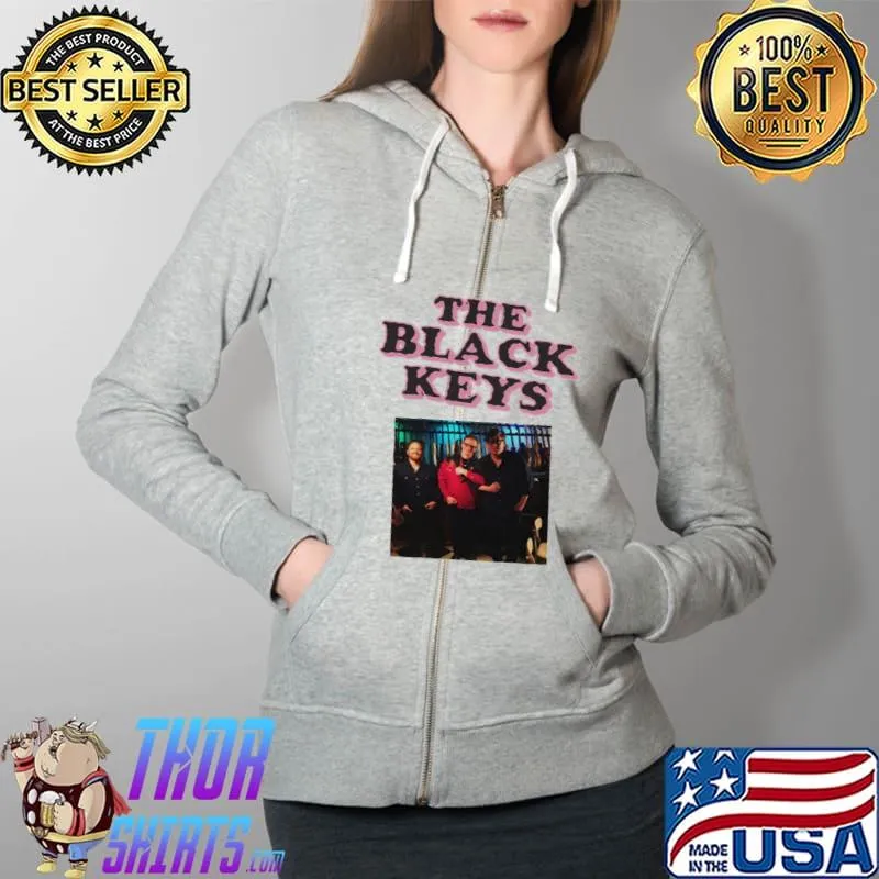 80's vintage art the black keys rock band s Full Zip Hooded