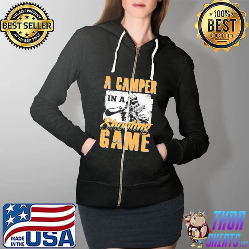 A camper in a shooting game s Full Zip Hooded