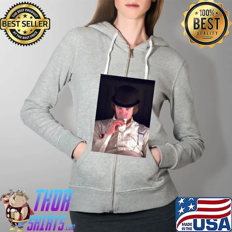 A Clockwork Orange Drink Milk Shirt Full Zip Hooded