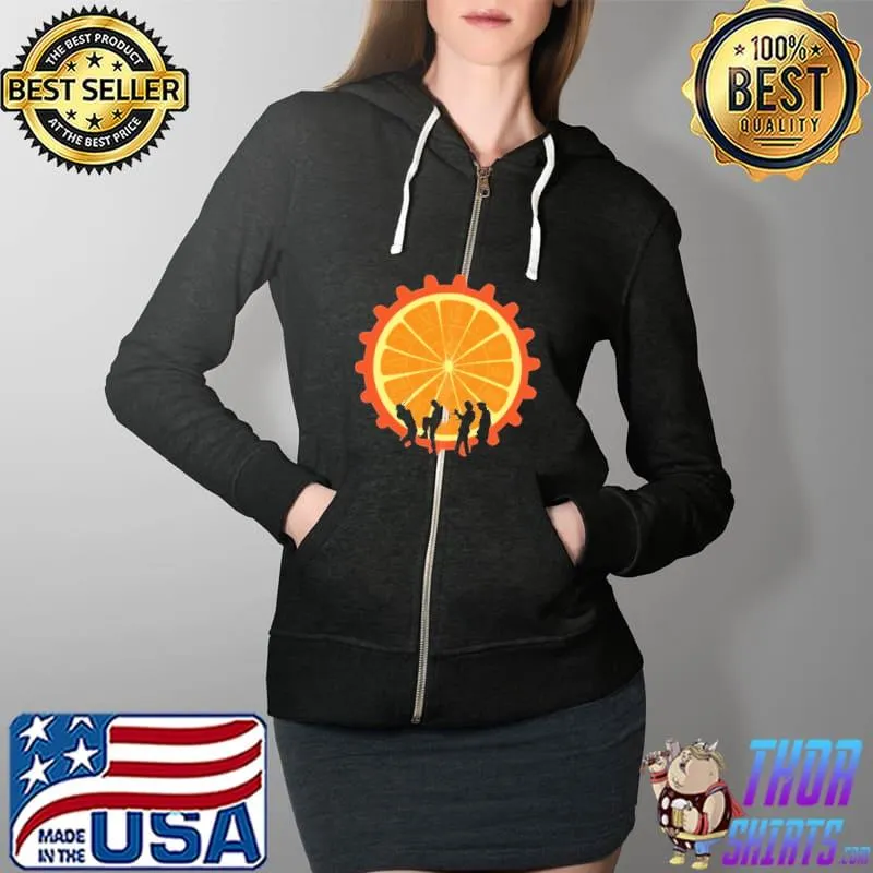A Clockwork Orange Logo Shirt Full Zip Hooded