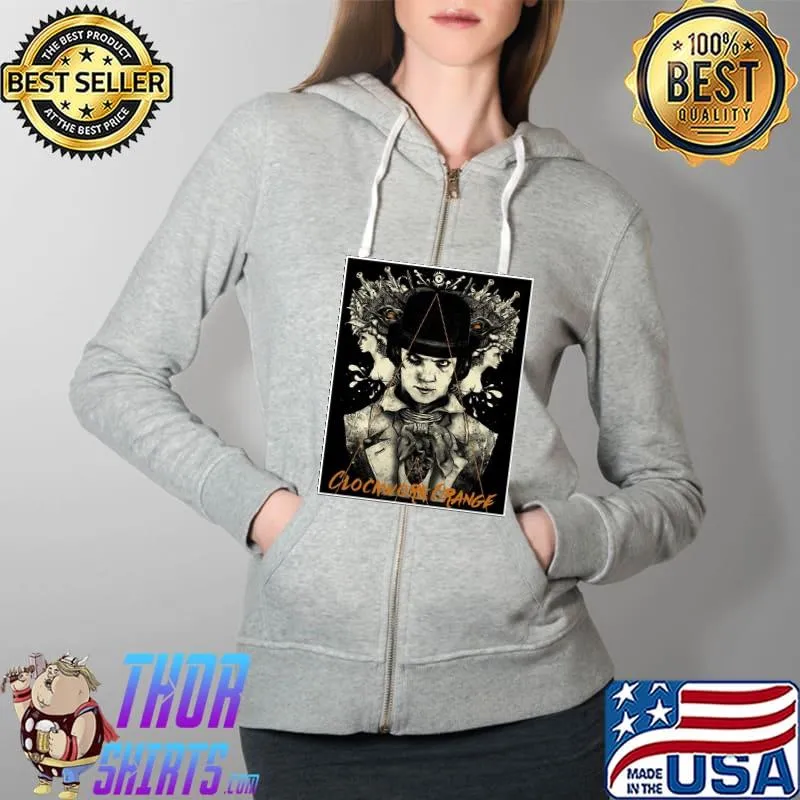A Clockwork Orange Retro Shirt Full Zip Hooded