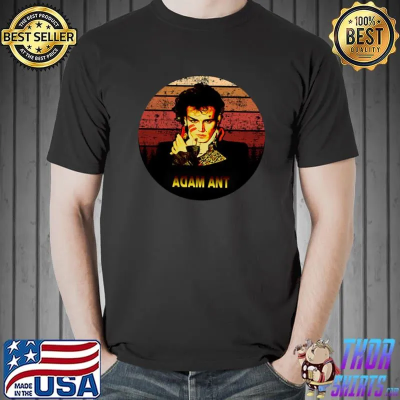 Adam Ant Best English singer musician and actor T-Shirt Unisex