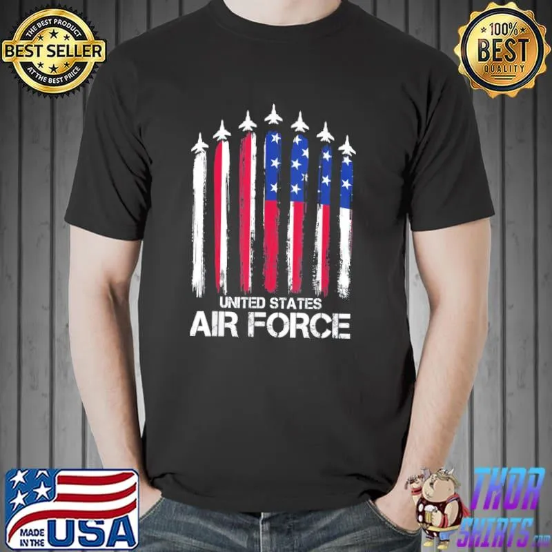 Air force us veterans American flag 4th of july patriotic s Unisex