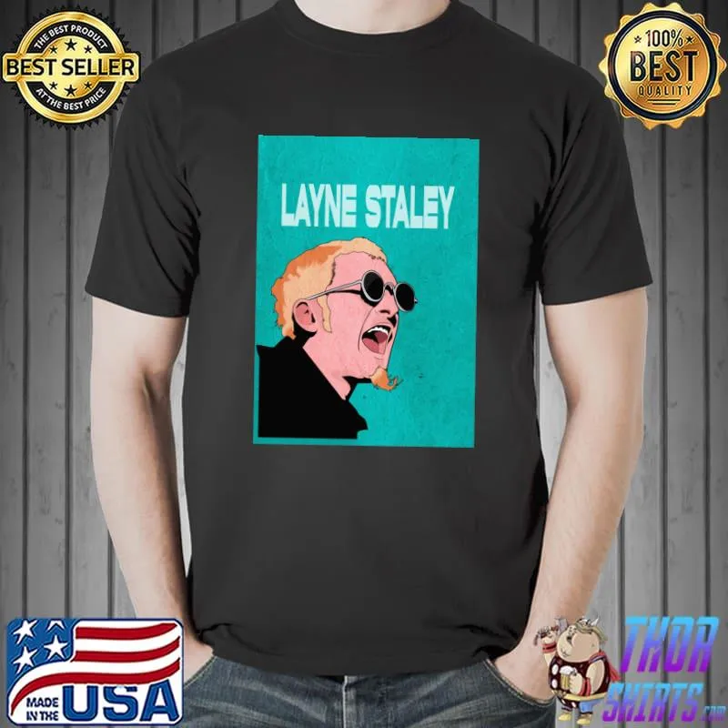 Alice In Chains s layne staley Poster Grunge Music Sticker Classic Classic T-Shirt Unisex