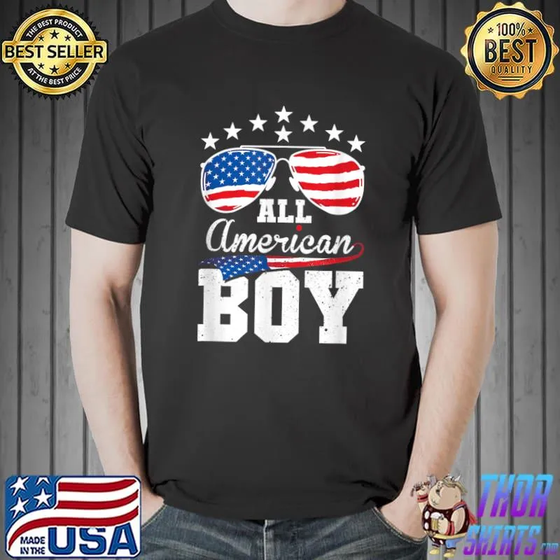 All American Boy 4th of July Matching Family T-Shirt
