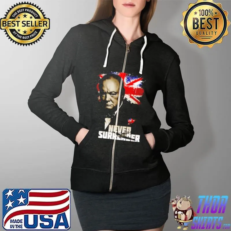 Allied nations winston churchill s Full Zip Hooded