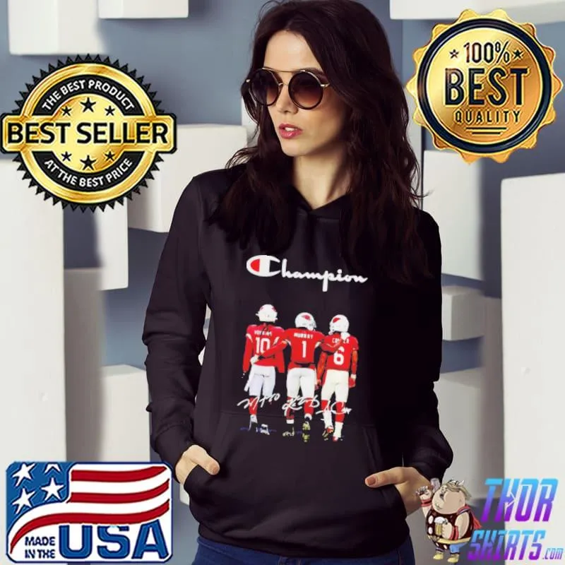 Arizona cardinals hopkins murray corner champion signatures s Hoodie