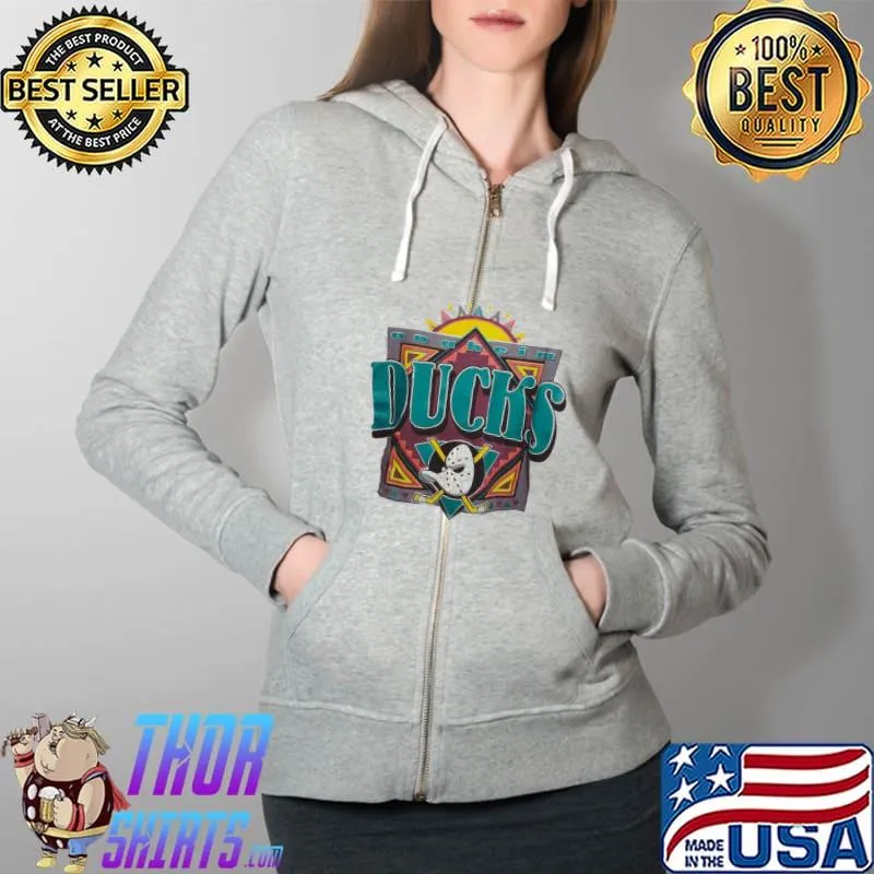 Art ducks sport hockey the mighty ducks team s Full Zip Hooded