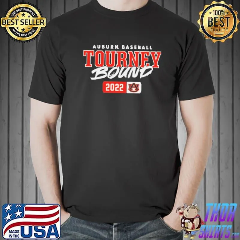 Auburn tigers baseball tourney bound short sleeve shirt